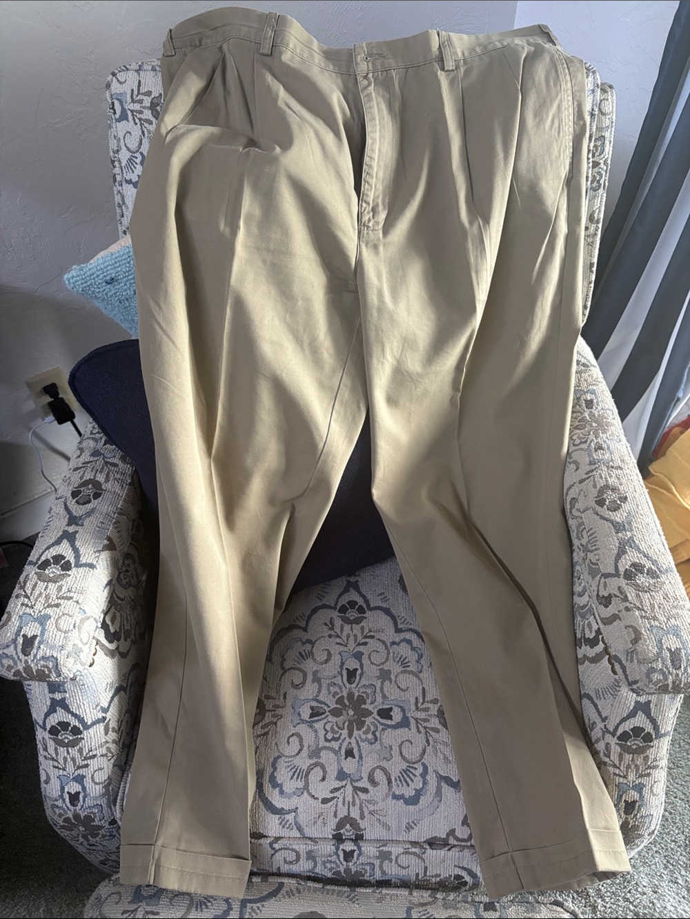 Polo by Ralph Lauren Pleated Chinos in Khaki